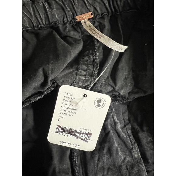 Free People Moon Bay Parachute Shorts Size Large Black - Picture 8 of 8